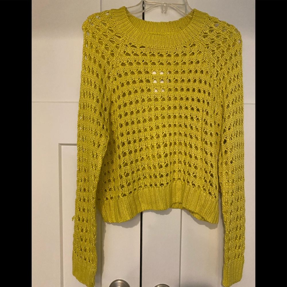 Yellow knit sweater by Forever 21
